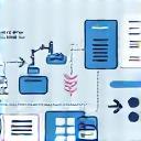 Ícono de análisis de flujos de trabajo, símbolo de gráficos y diagramas
